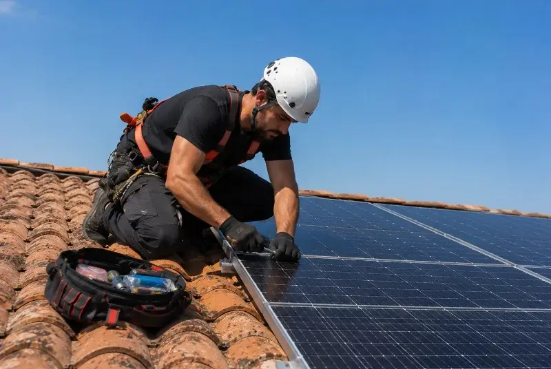 Maintenance et monitoring de panneaux solaires à Latour-Bas-Elne
