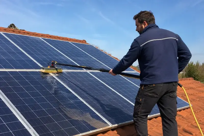 Nettoyage et entretien de panneaux solaires à Latour-Bas-Elne